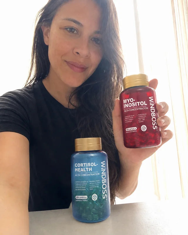 Cliente con su Combo Cortisol-Health y Myo-Inositol
