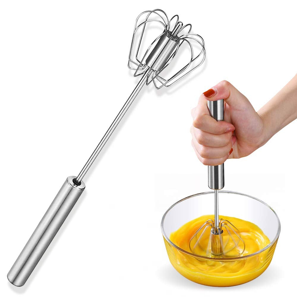 Batidor semiautomático de acero inoxidable GiraMix™
