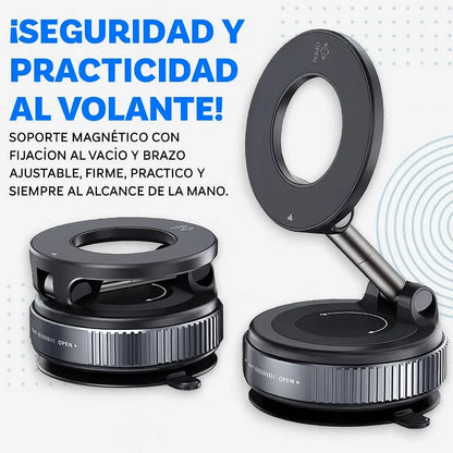 Seguridad y practicidad al volante con el soporte magnético